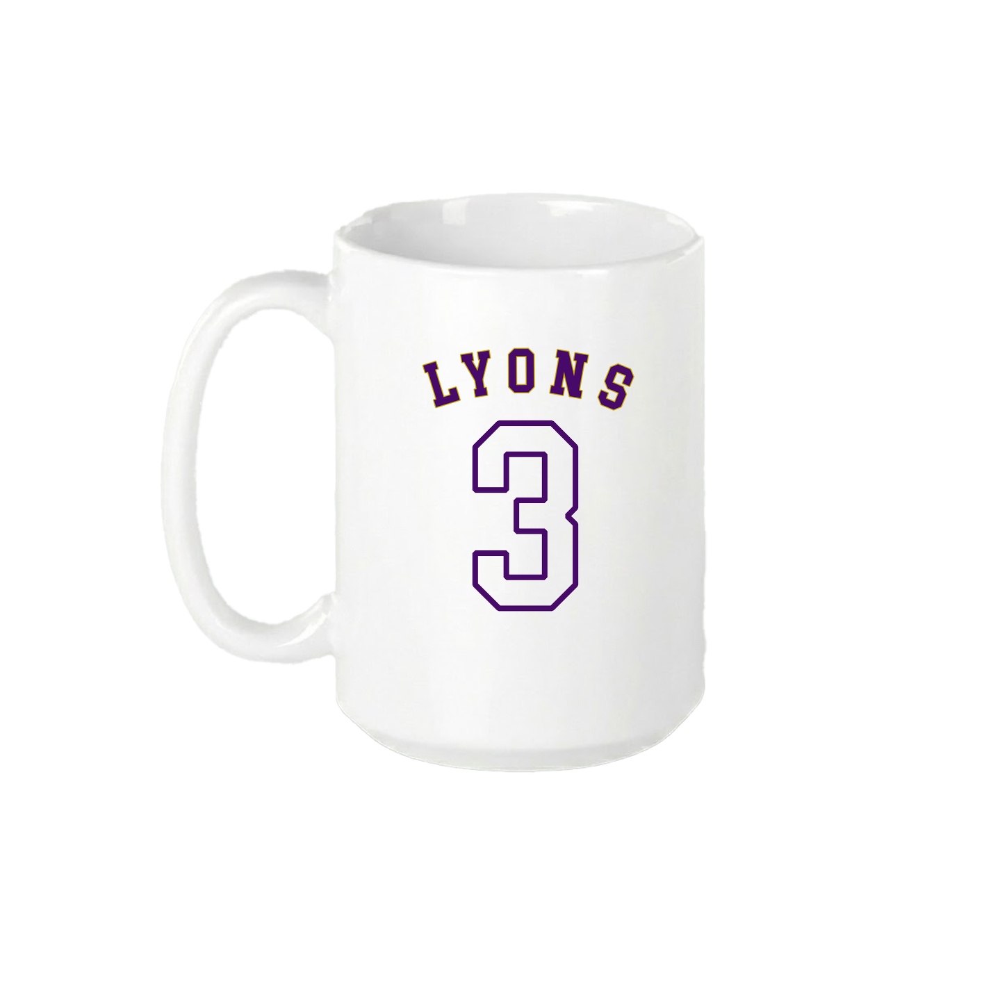 15oz Coffee Mug — Shirsey Arch in White