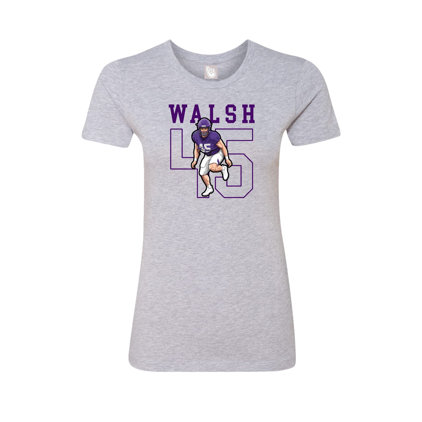 Fitted Women's Tee — Shirsey in Grey