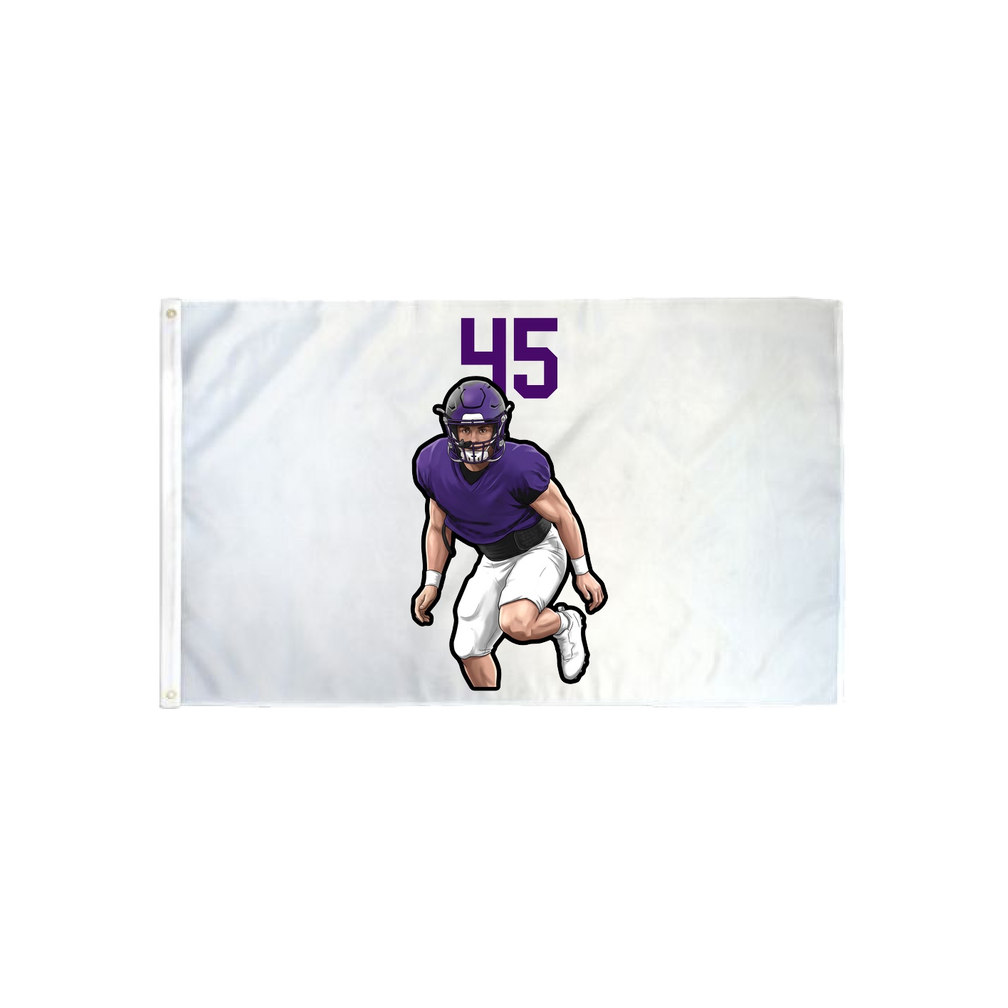 3x5 Flag — Number Top in Classic