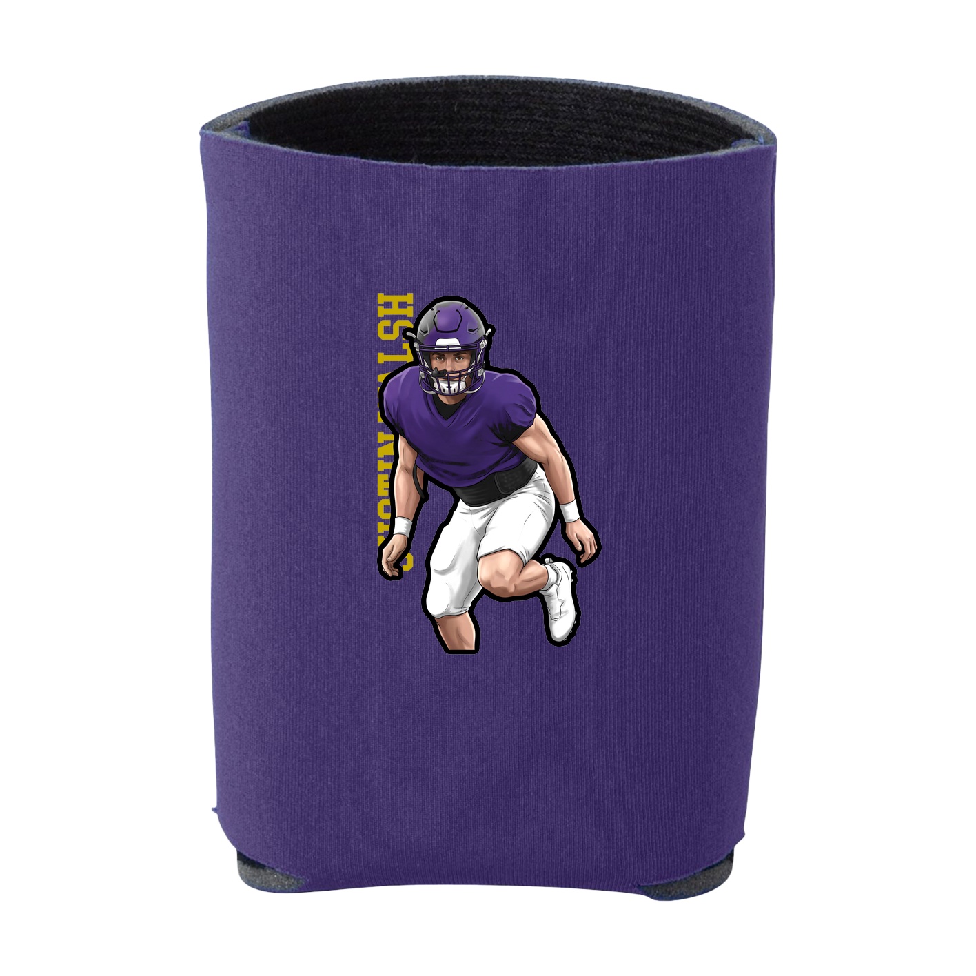 Can Holder — Name Vertical in Purple