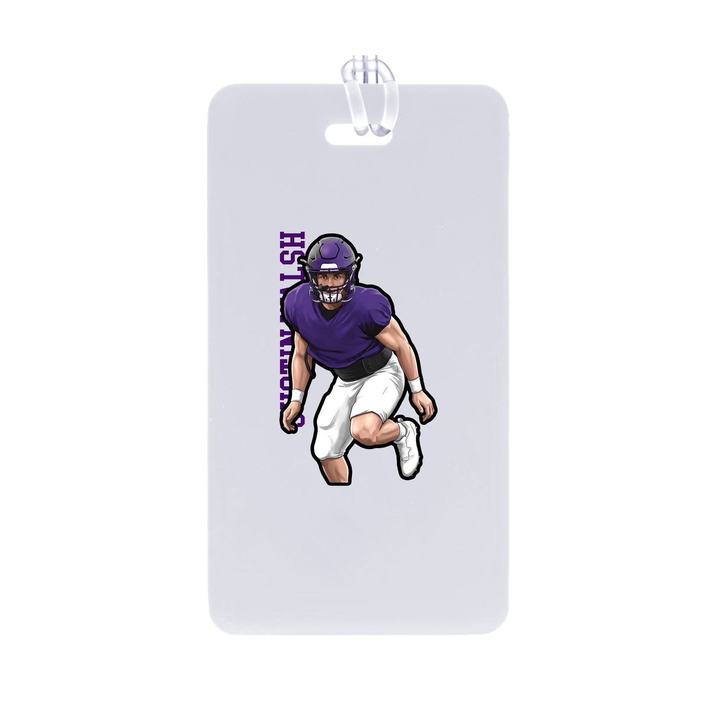 Bag Tag — Name Vertical in Classic