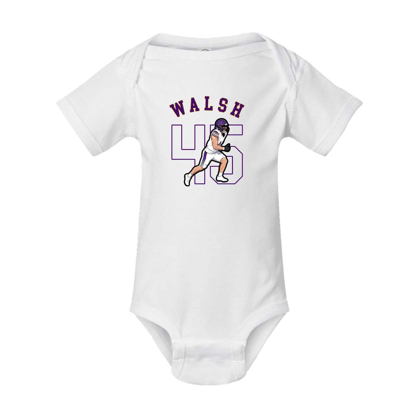 Baby Onesie — Shirsey Arch in White