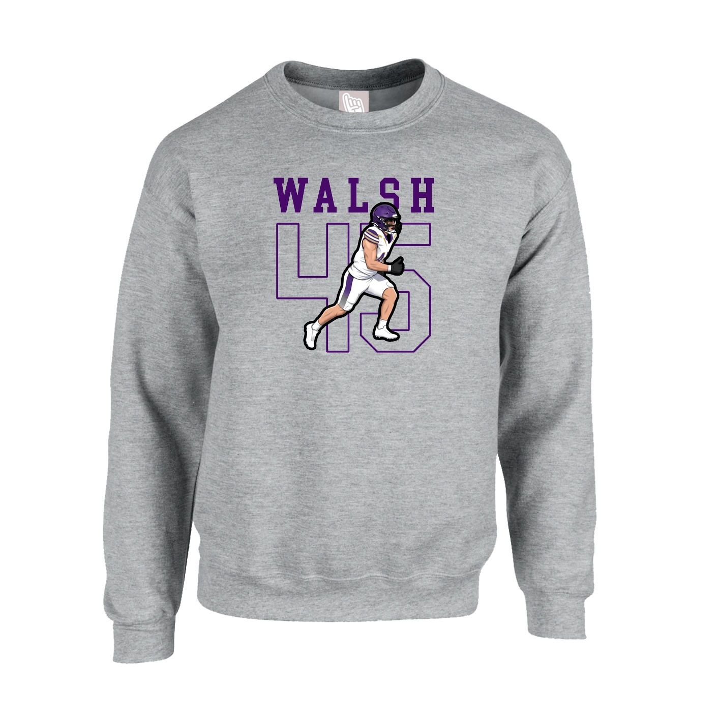 Fleece Crew — Shirsey in Grey