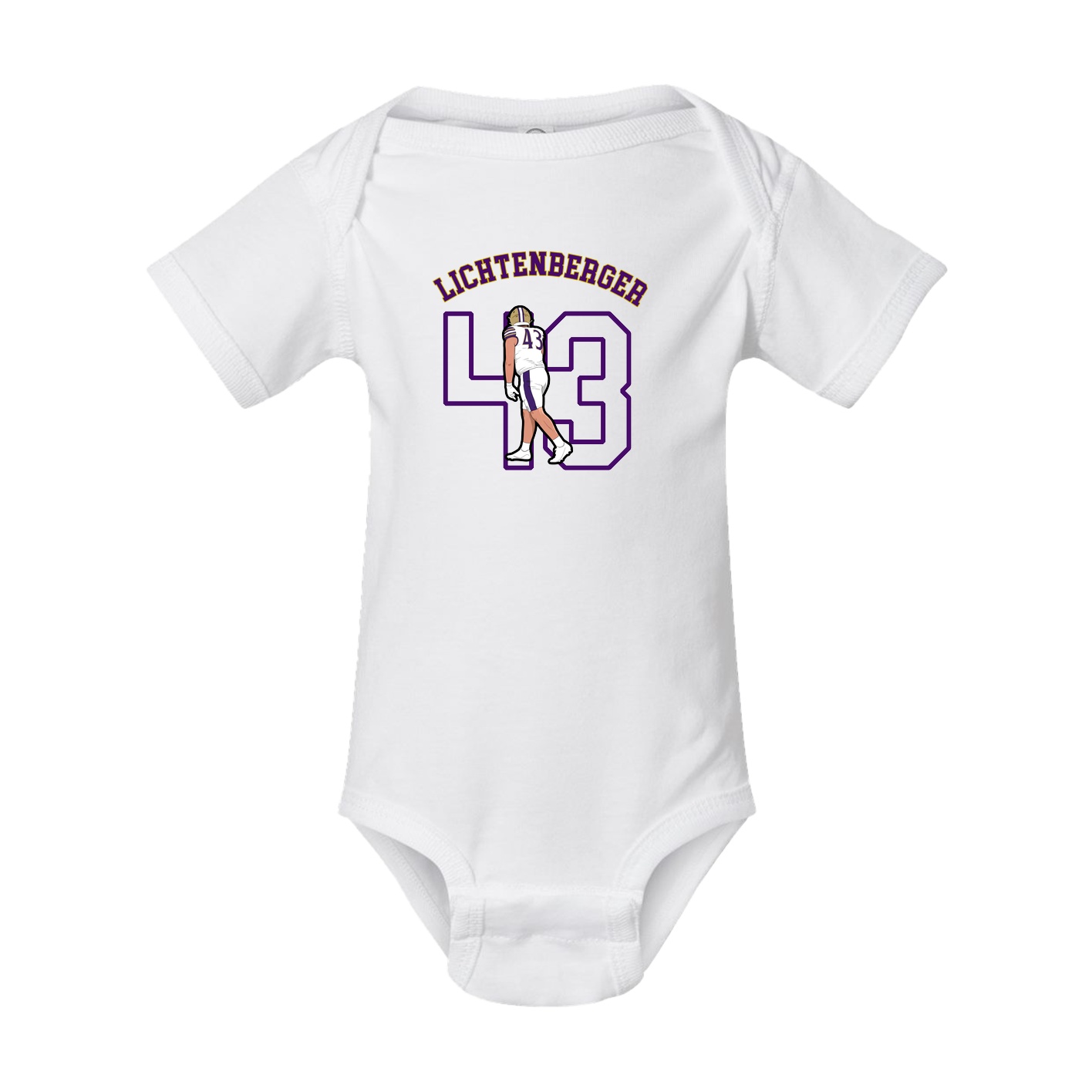 Baby Onesie — Shirsey Arch in White