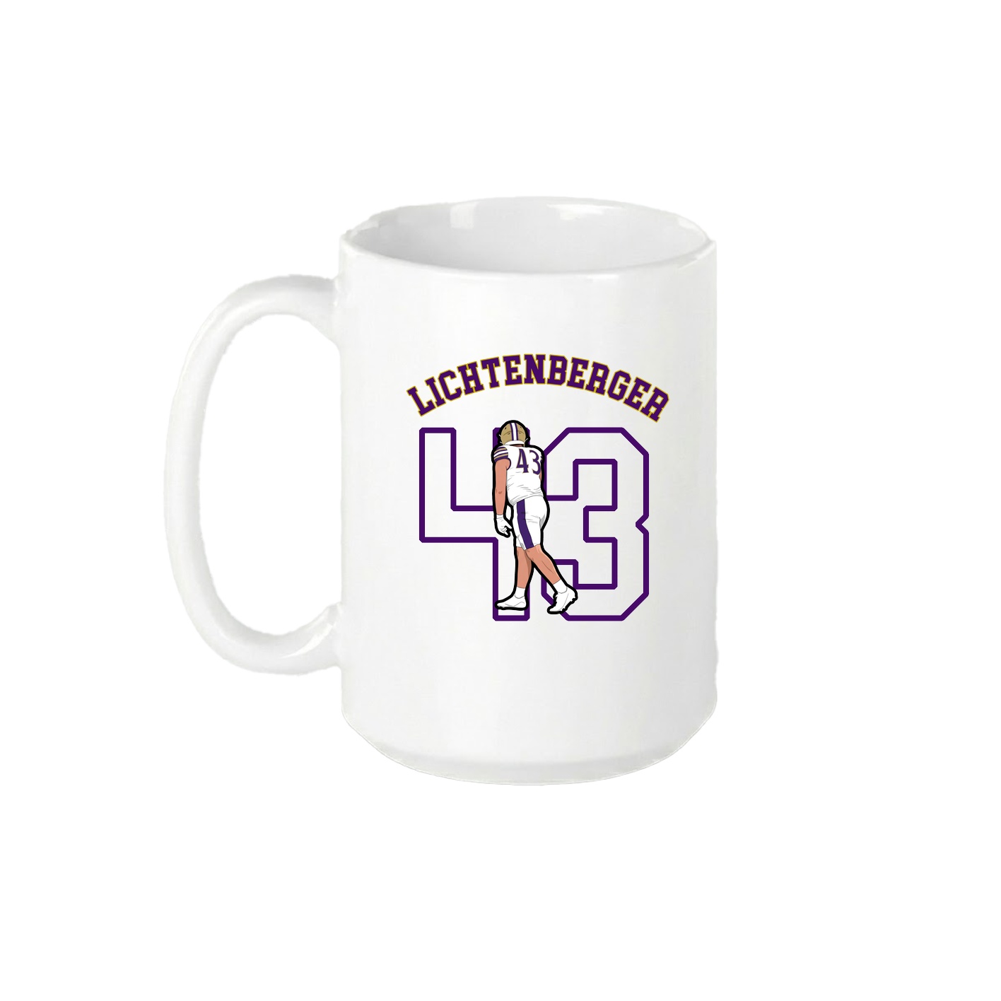 15oz Coffee Mug — Shirsey Arch in White