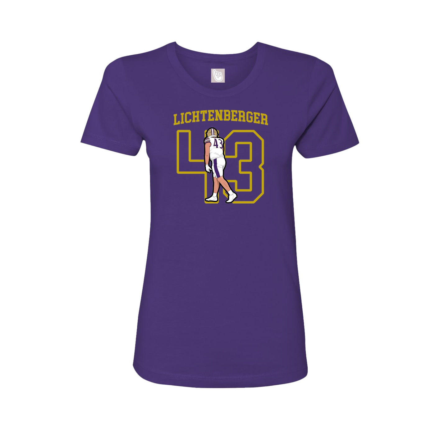 Fitted Women's Tee — Shirsey in Purple
