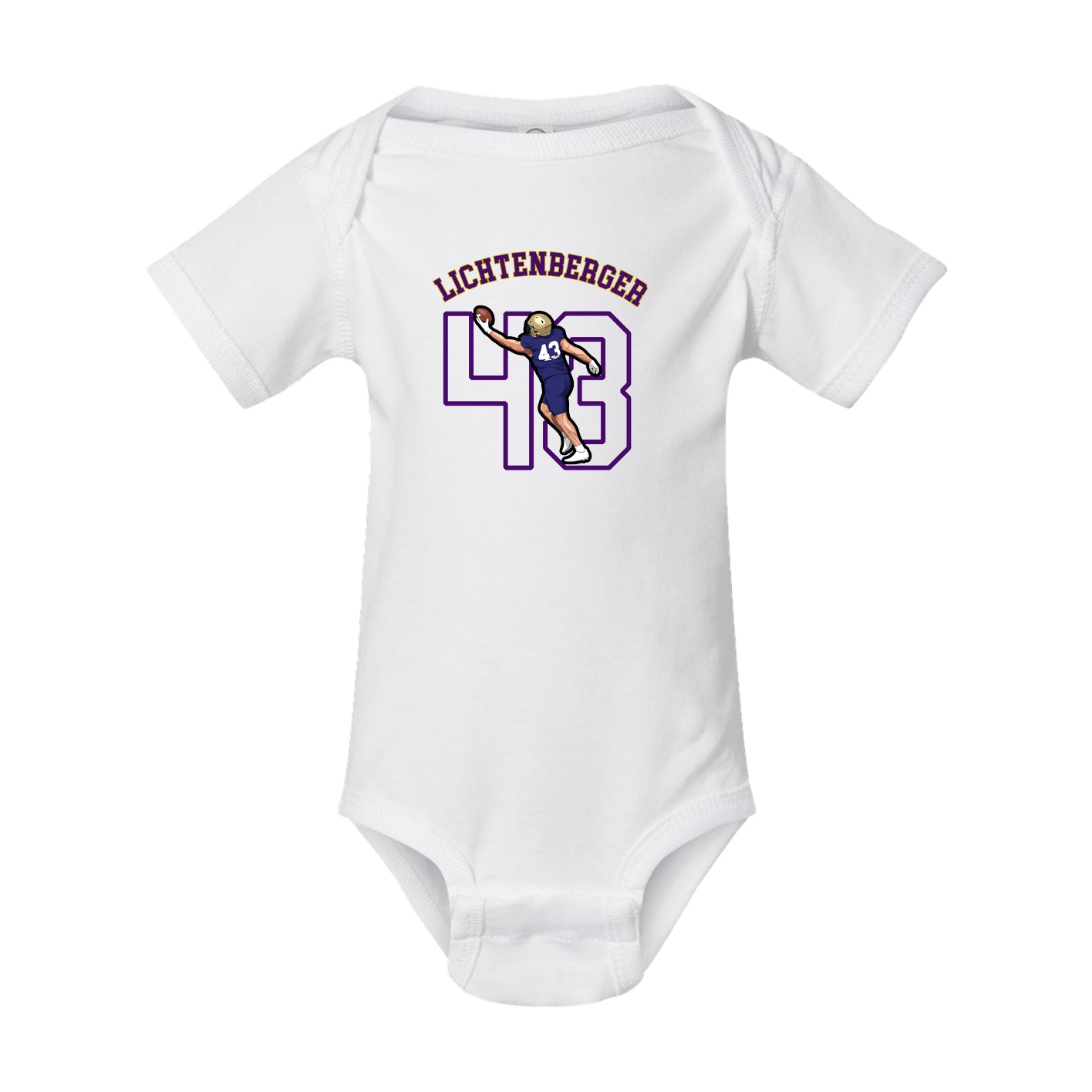 Baby Onesie — Shirsey Arch in White