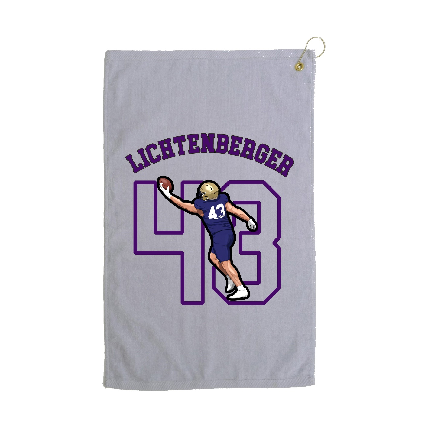 Golf Towel — Shirsey Arch in Grey