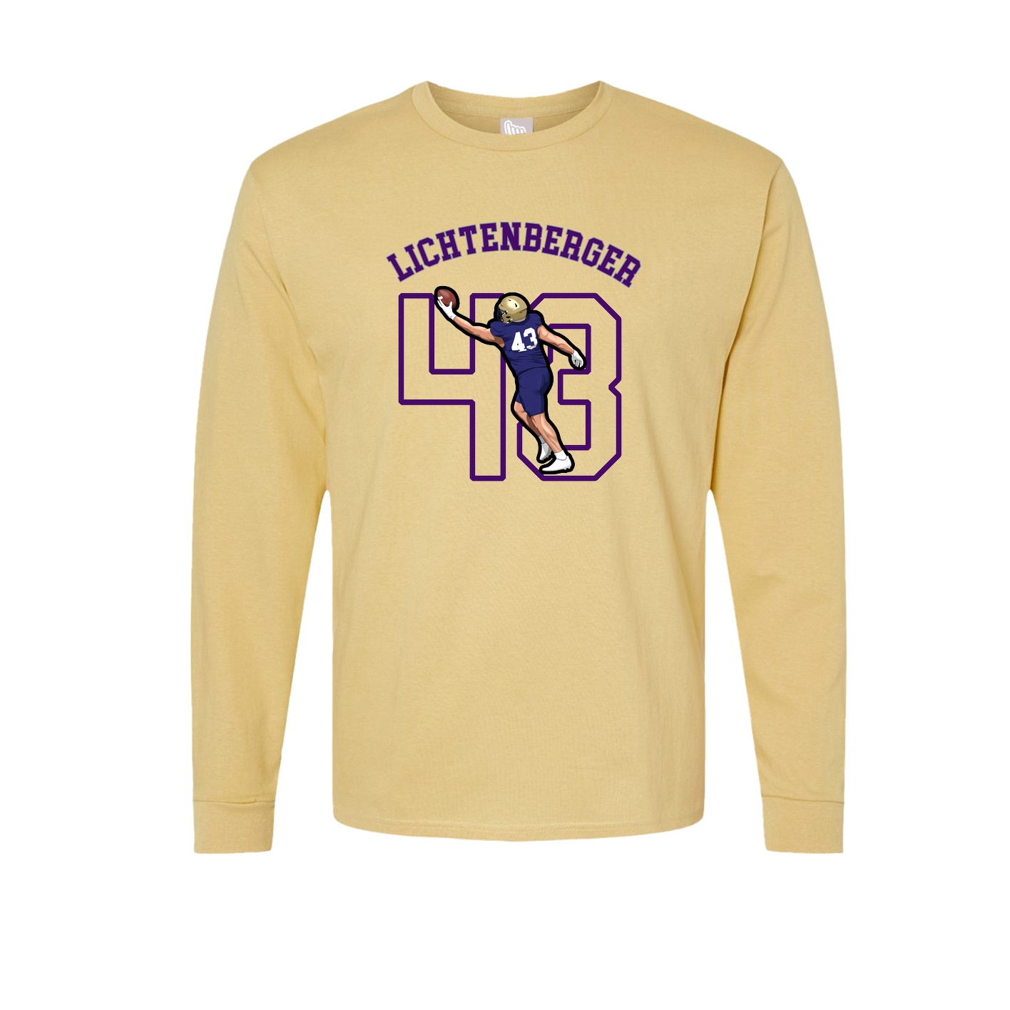 Long Sleeve Tee — Shirsey Arch in Vegas Gold