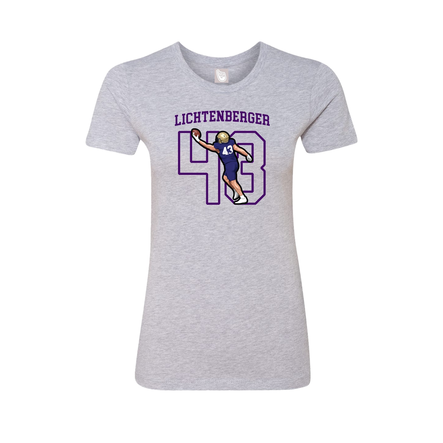 Fitted Women's Tee — Shirsey in Grey