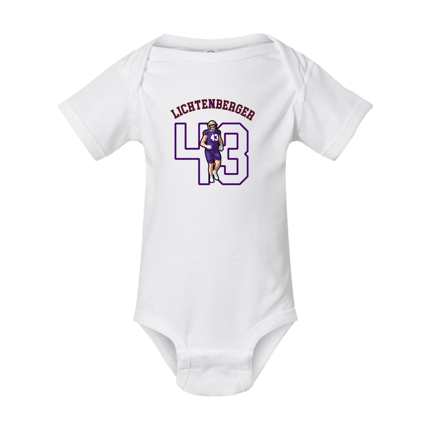 Baby Onesie — Shirsey Arch in White