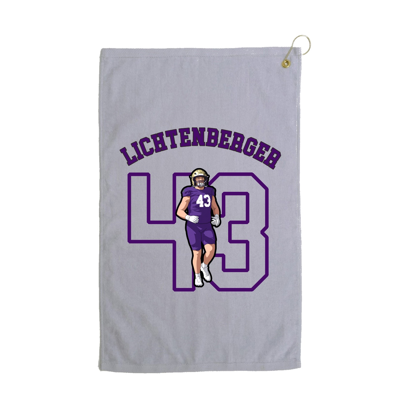 Golf Towel — Shirsey Arch in Grey