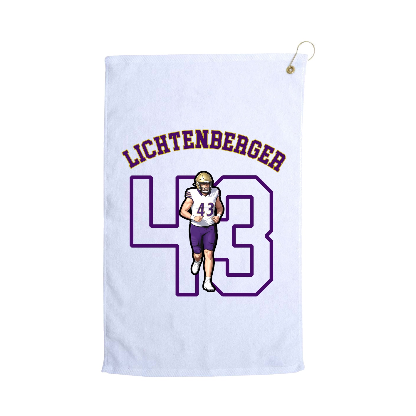 Golf Towel — Shirsey Arch in White