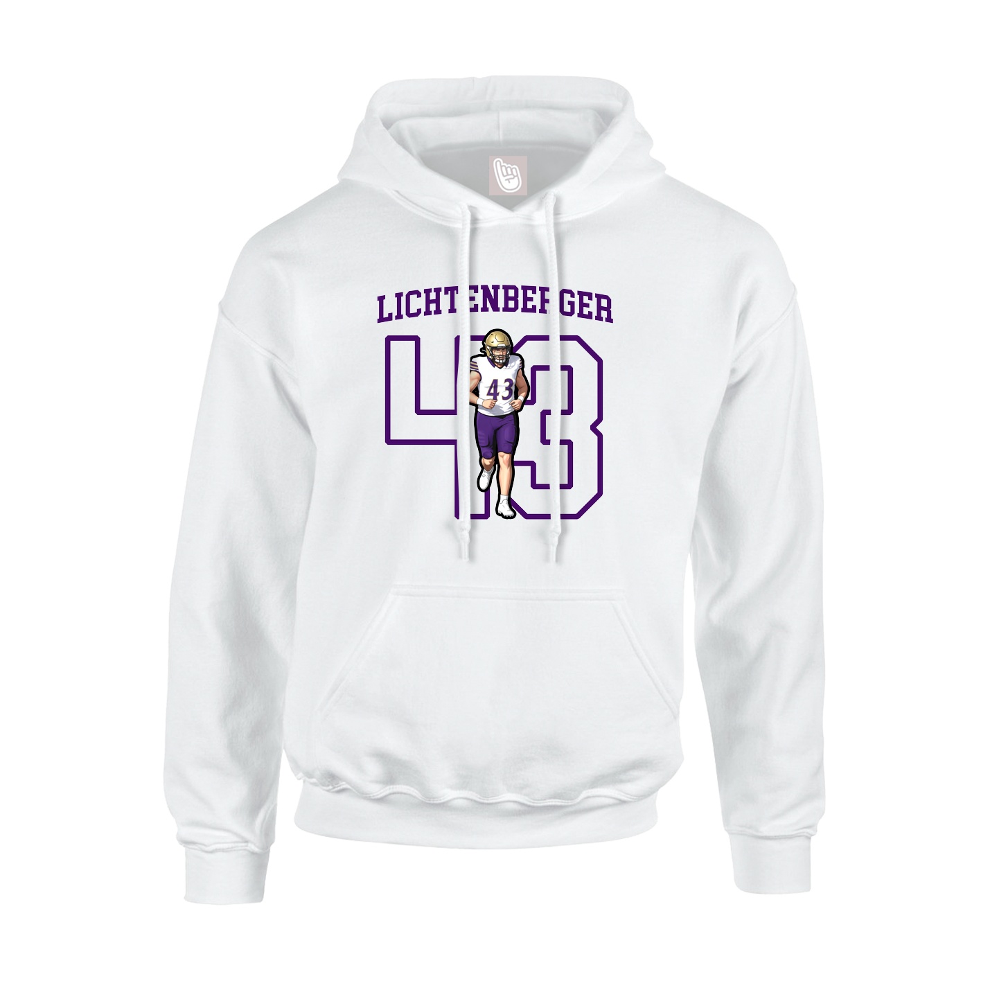 Youth Hoodie — Shirsey in White