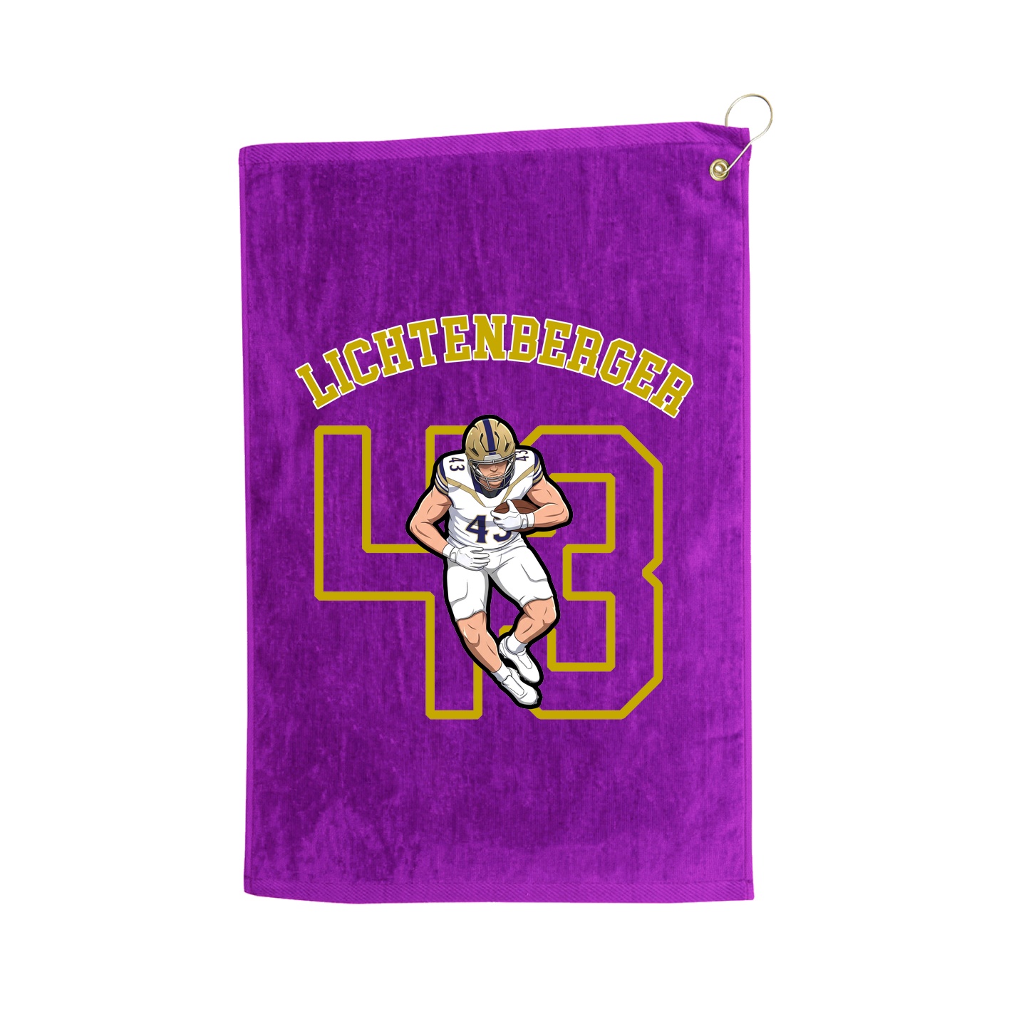 Golf Towel — Shirsey Arch in Purple