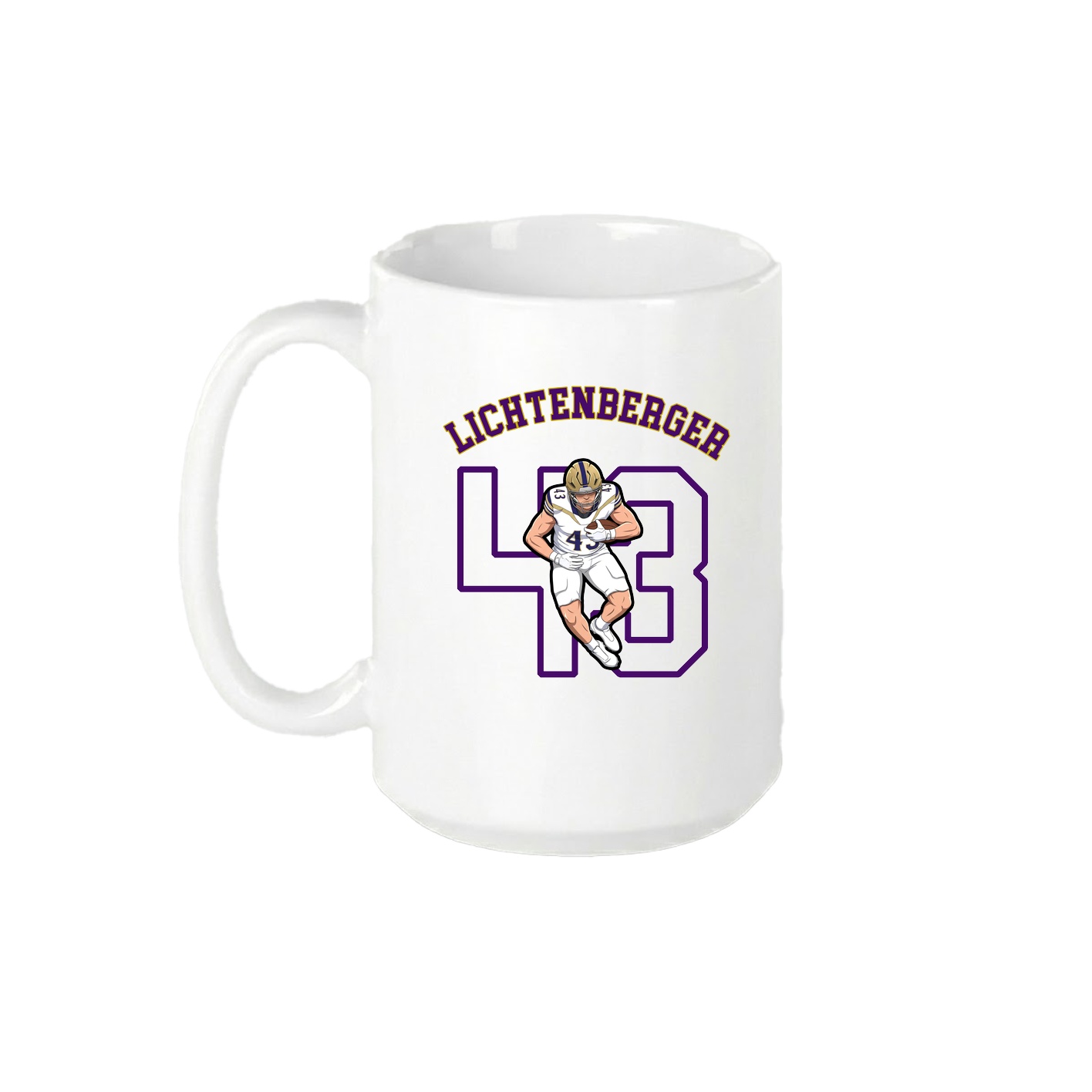 15oz Coffee Mug — Shirsey Arch in White