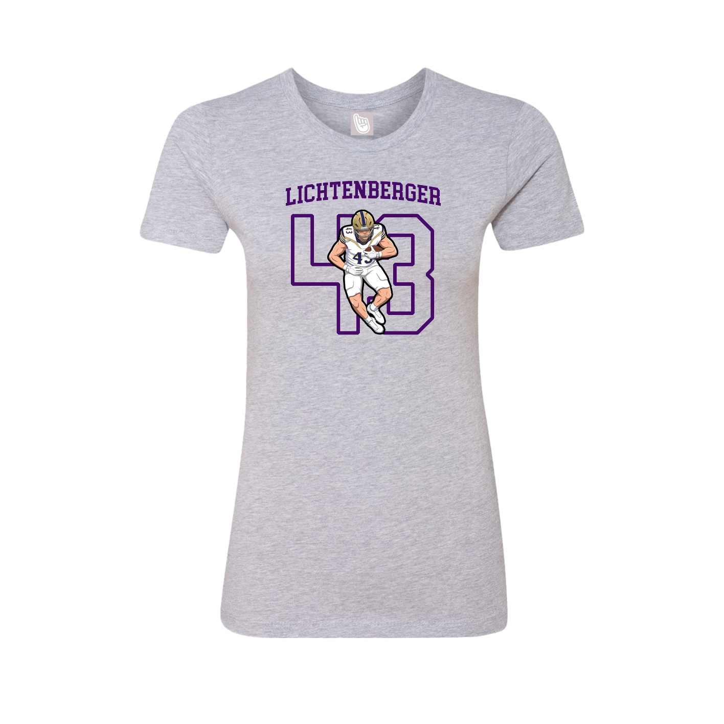 Fitted Women's Tee — Shirsey in Grey