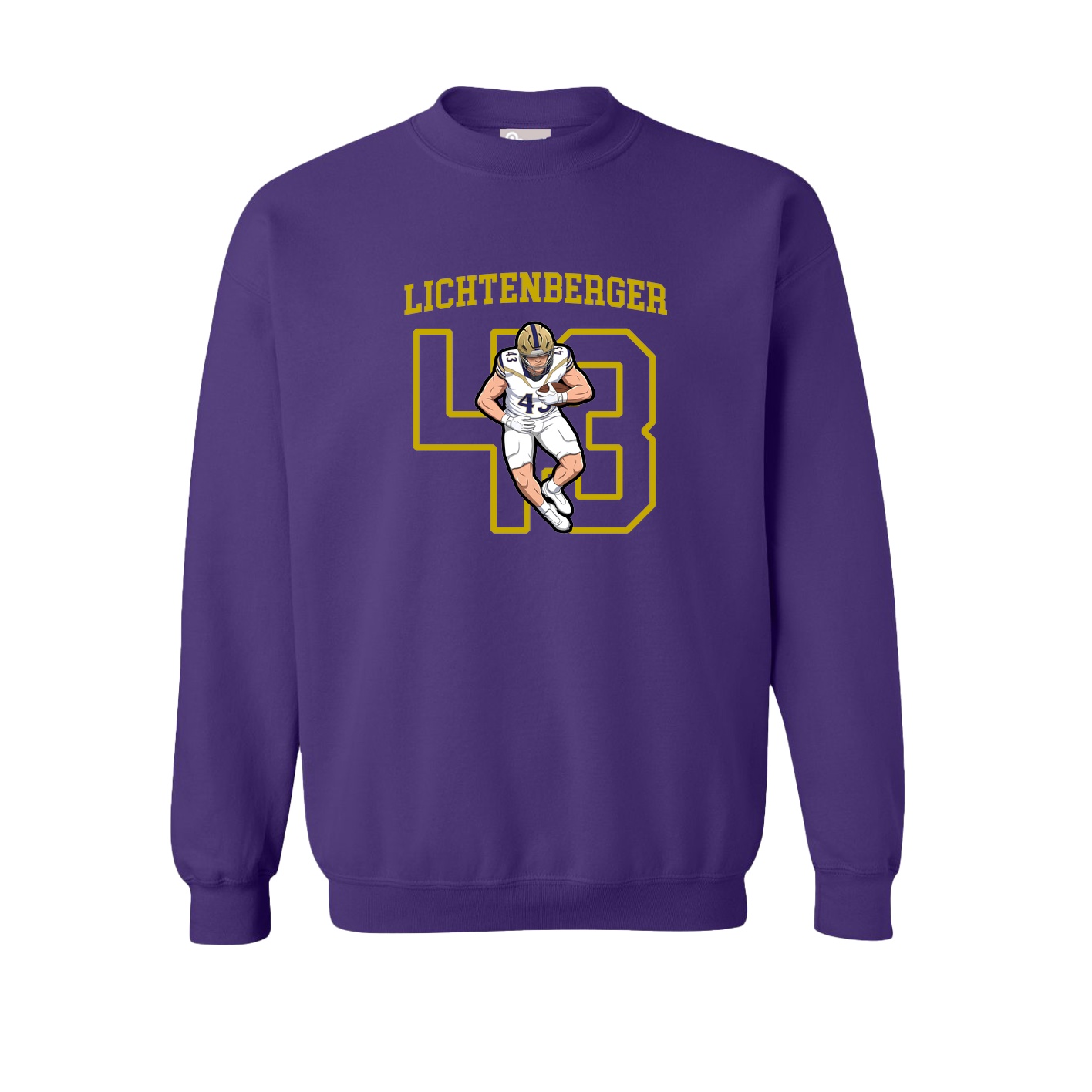 Fleece Crew — Shirsey in Purple