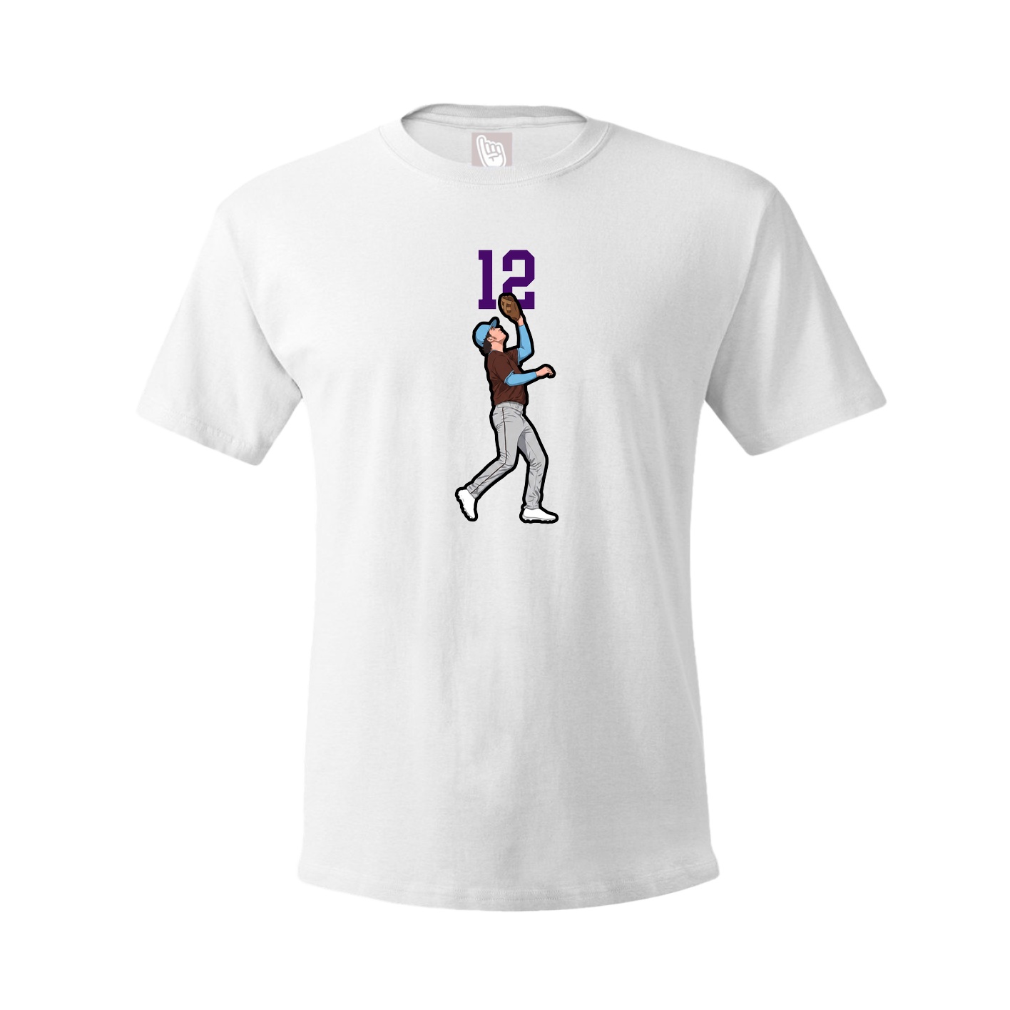 Tee — Number Top in White