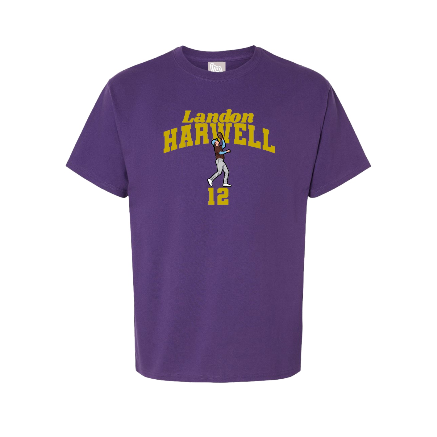 Youth Tee — Signature Arch in Purple
