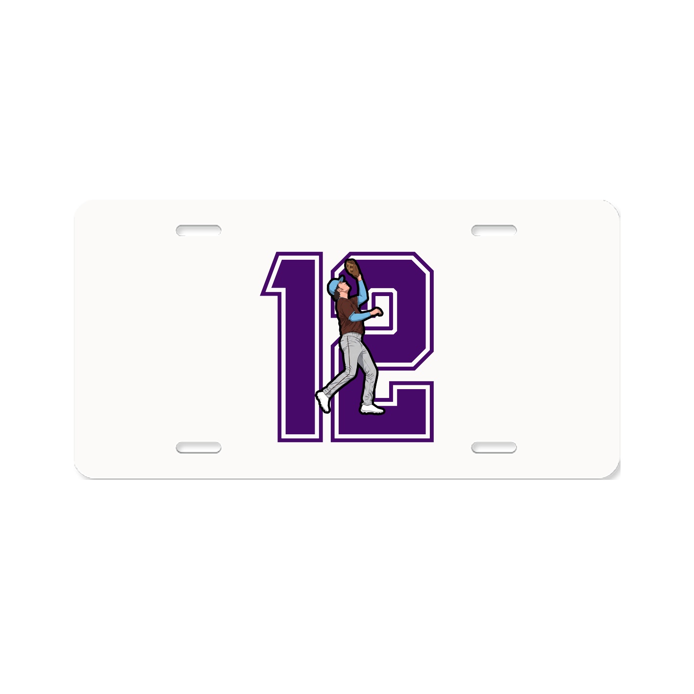 License Plate — Number in Classic