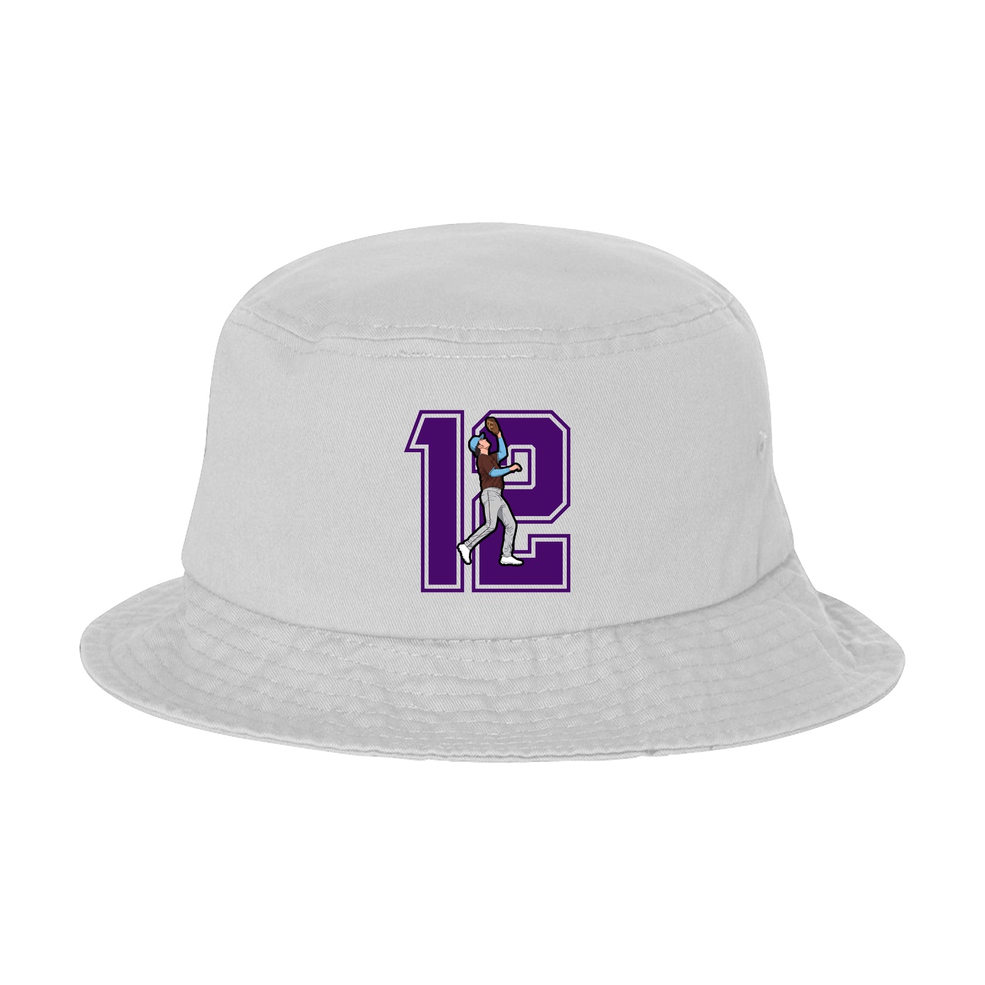 Bucket Cap — Number in White