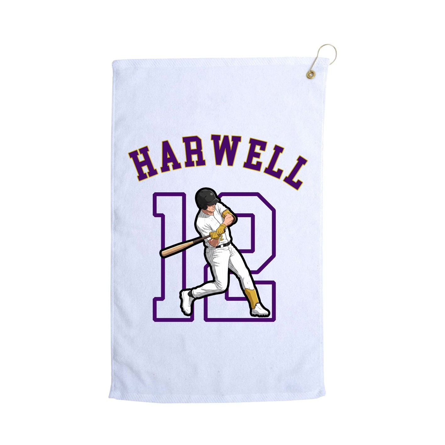 Golf Towel — Shirsey Arch in White