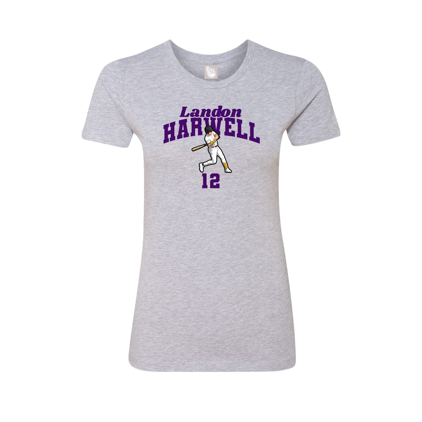 Womens Tee — Signature Arch in Grey