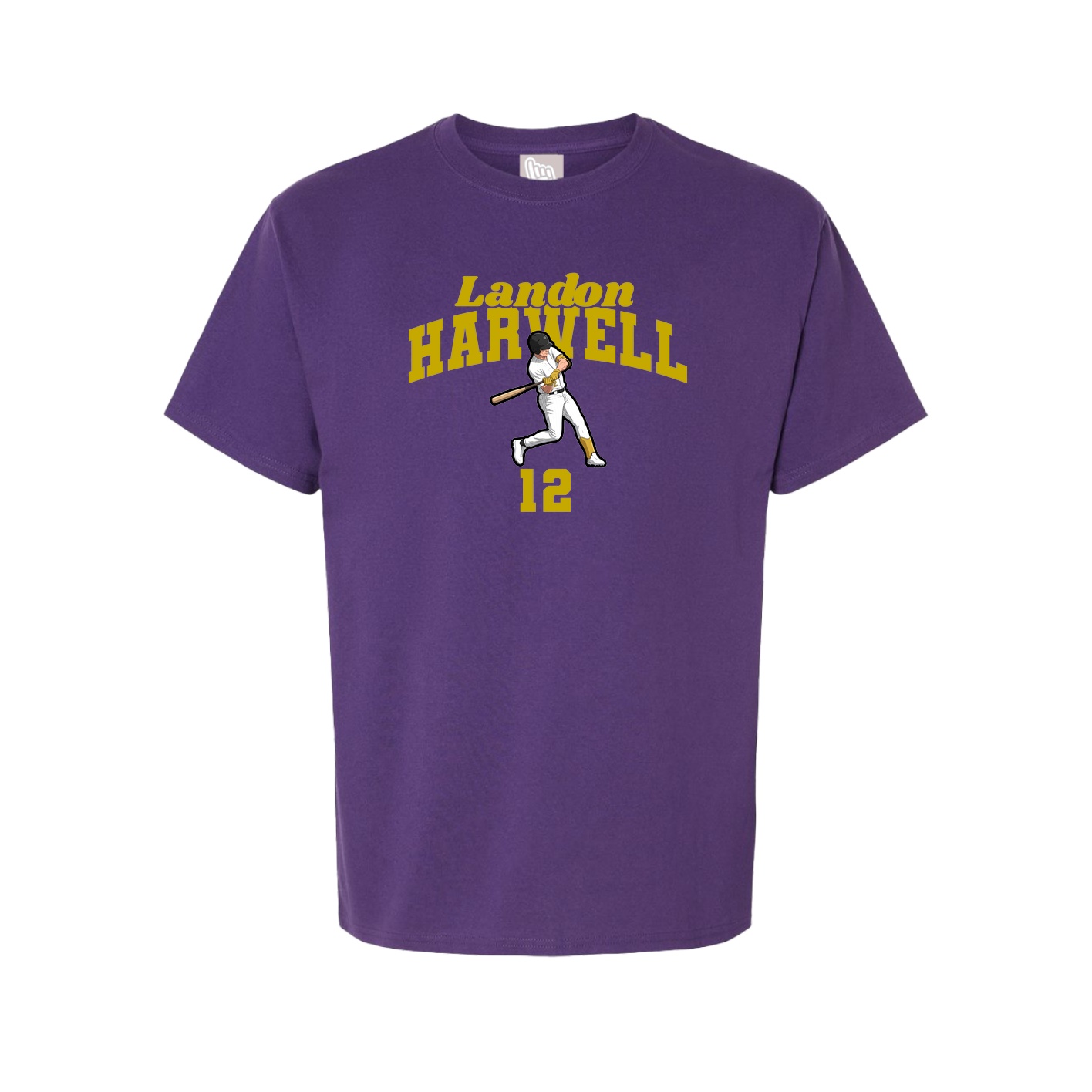 Youth Tee — Signature Arch in Purple