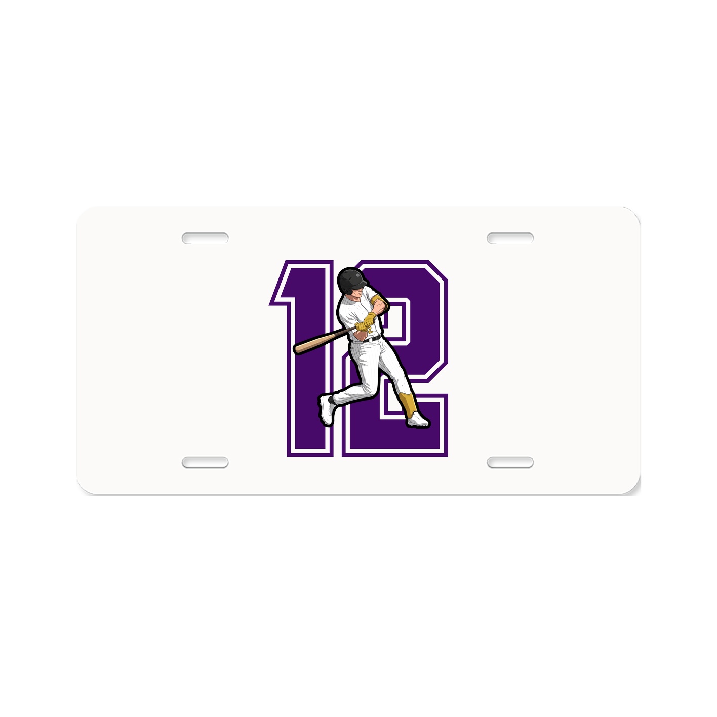 License Plate — Number in Classic