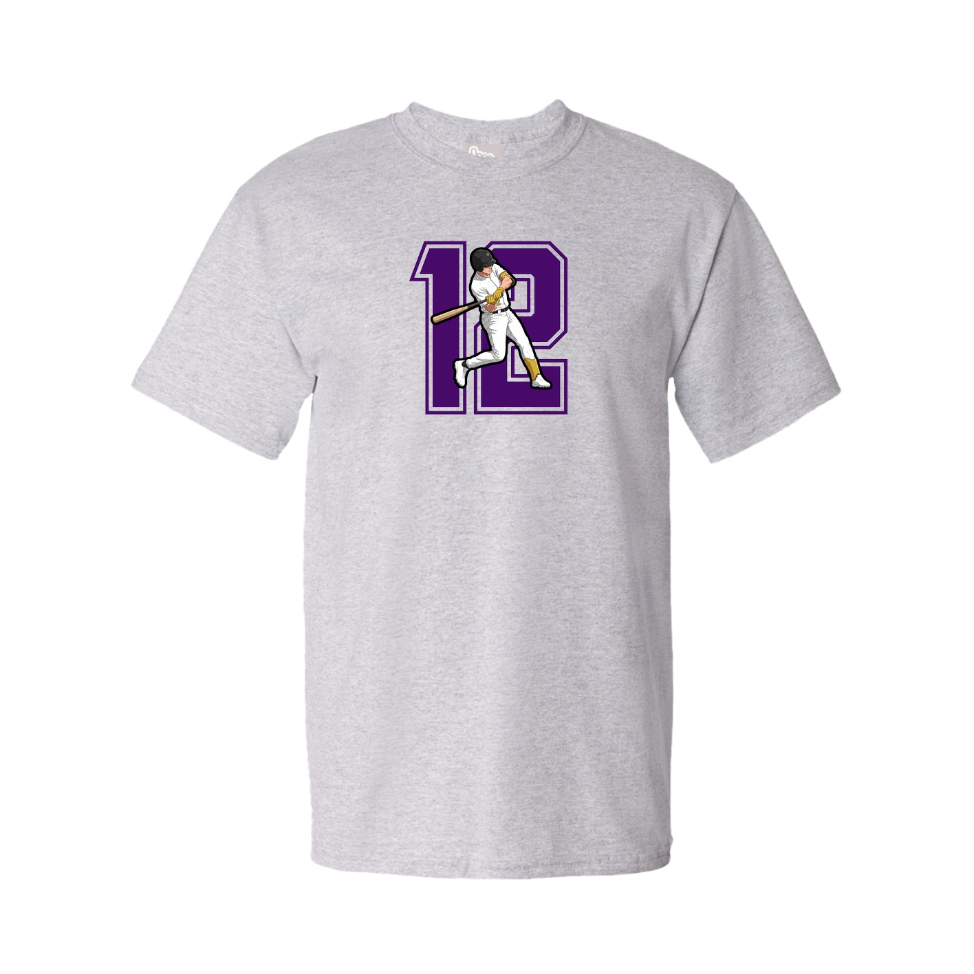 Youth Tee — Number in Grey