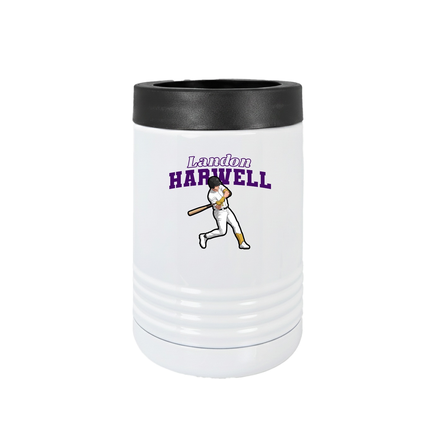 Beverage Holder — Name Arch in White
