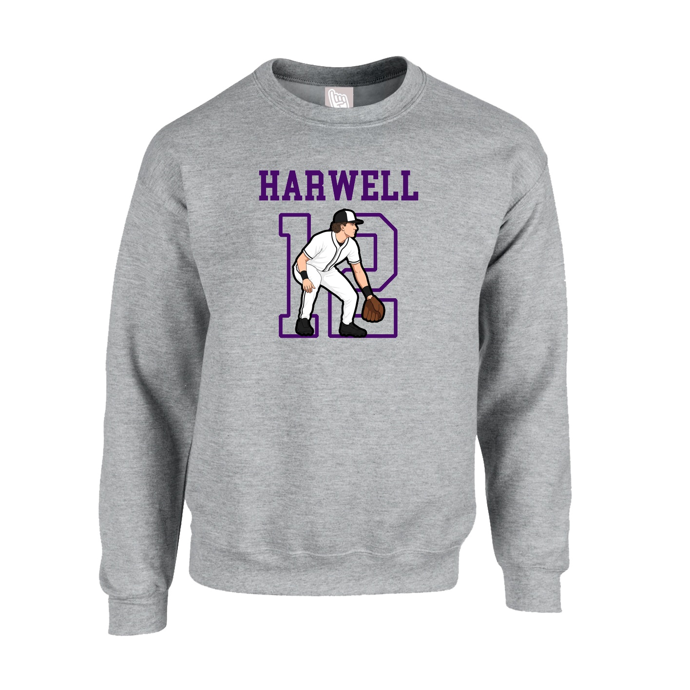 Fleece Crew — Shirsey in Grey