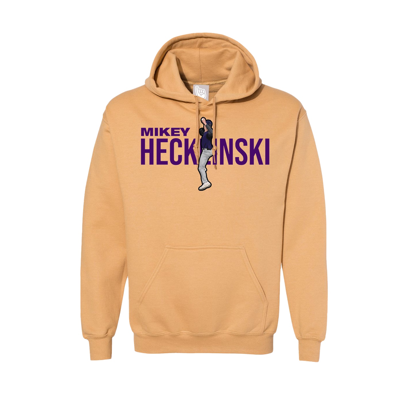 Hoodie — Player Name in Vegas Gold