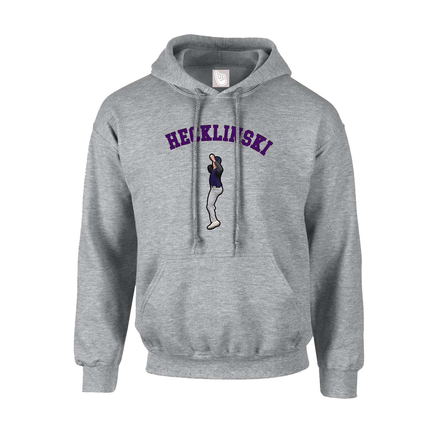 Youth Hoodie — Shirsey Arch in Grey
