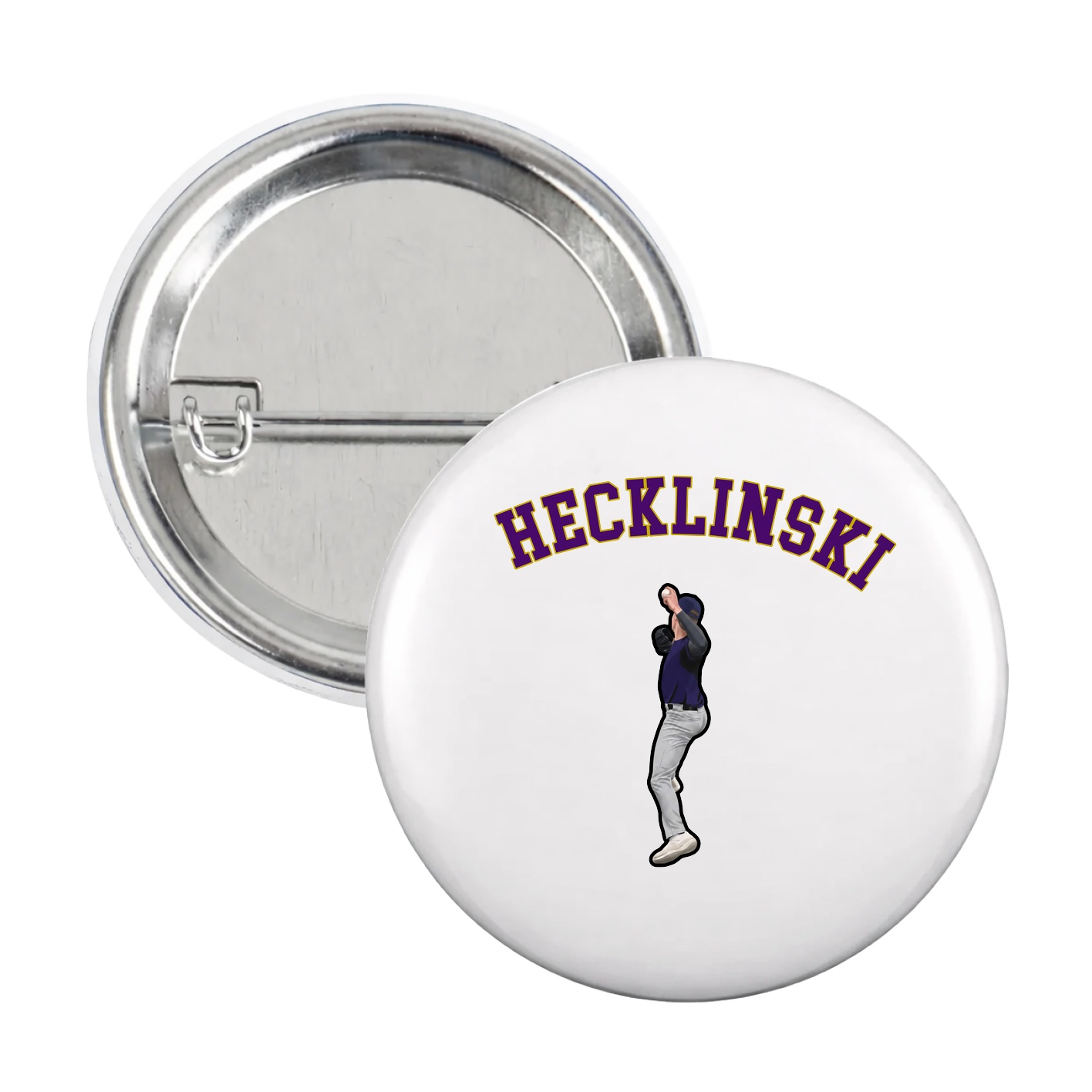 Game Day Button — Shirsey Arch in White