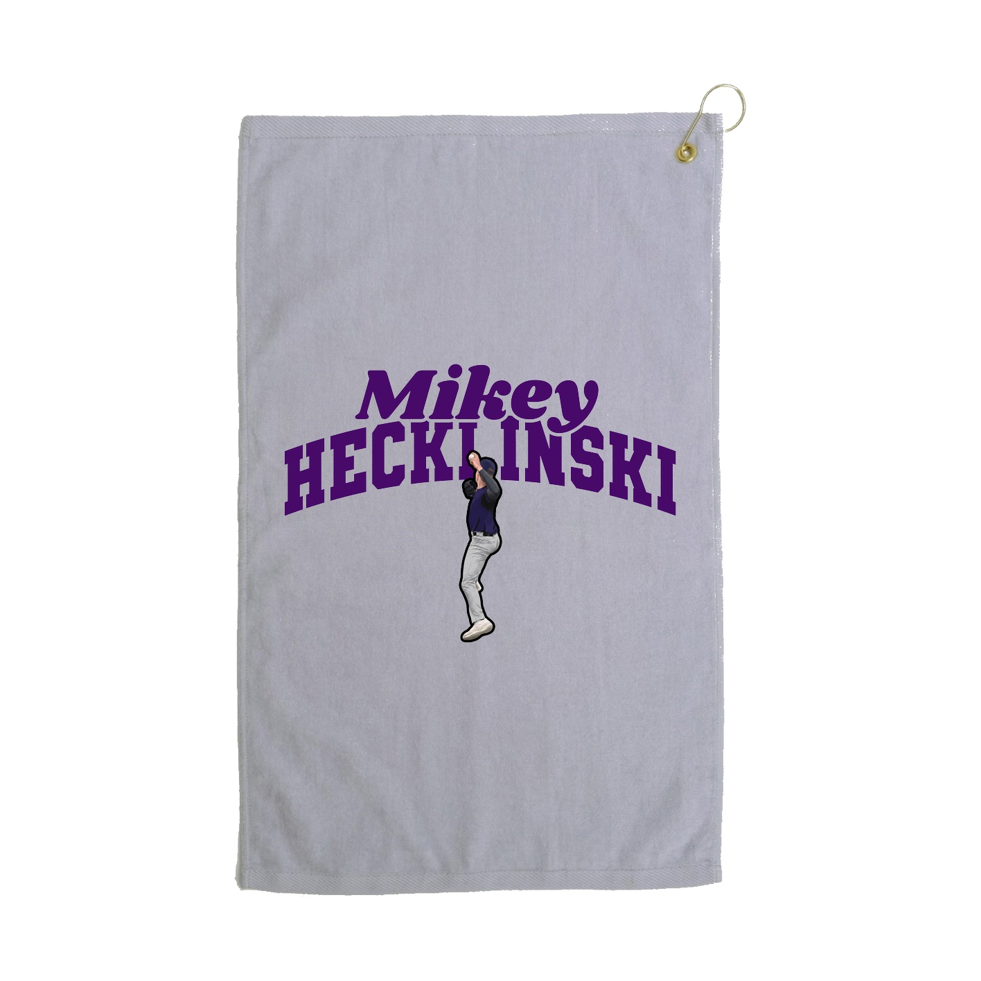 Golf Towel — Signature Arch in Grey