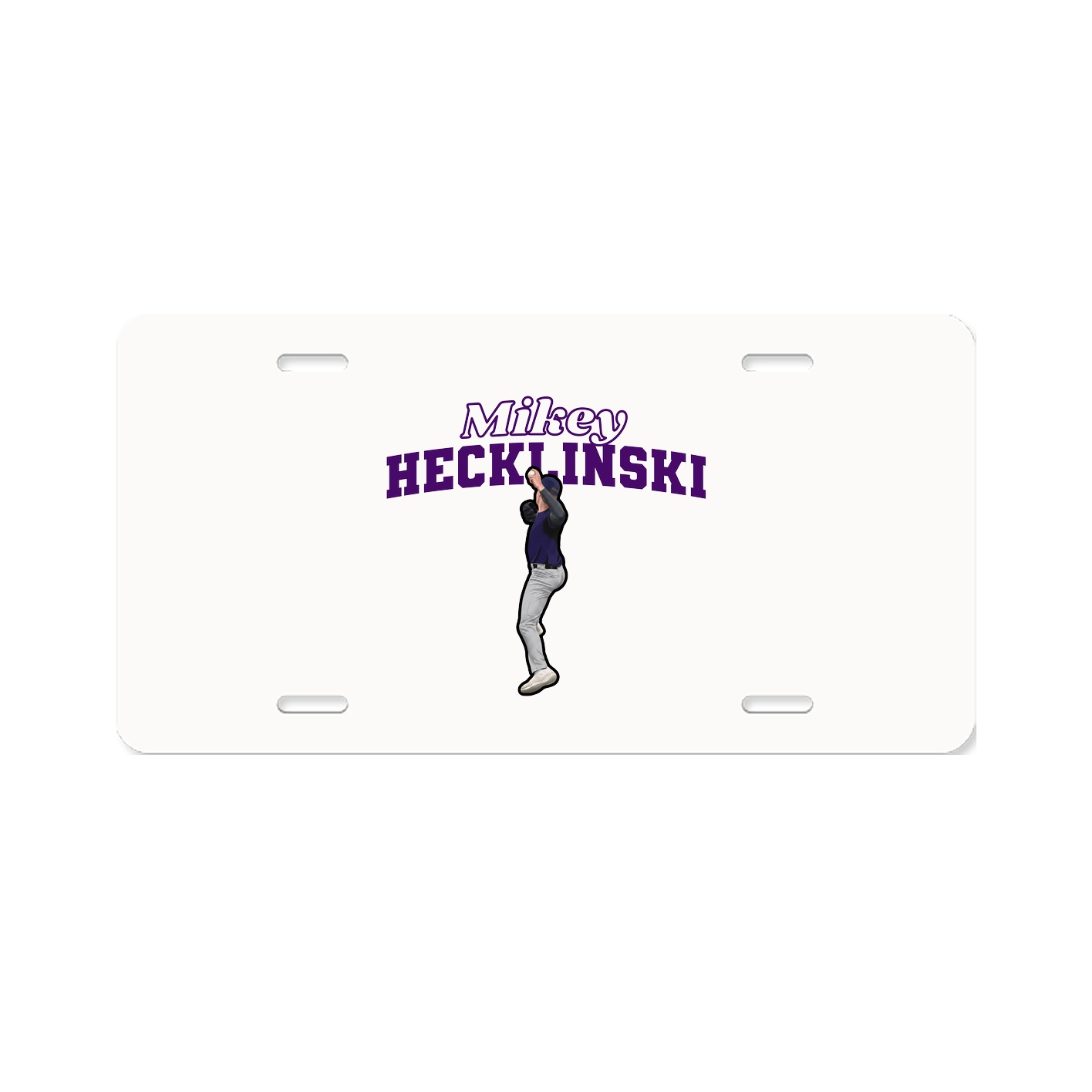 License Plate — Name Arch in Classic