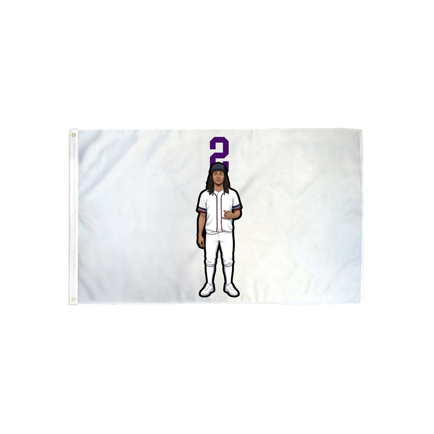 3x5 Flag — Number Top in Classic