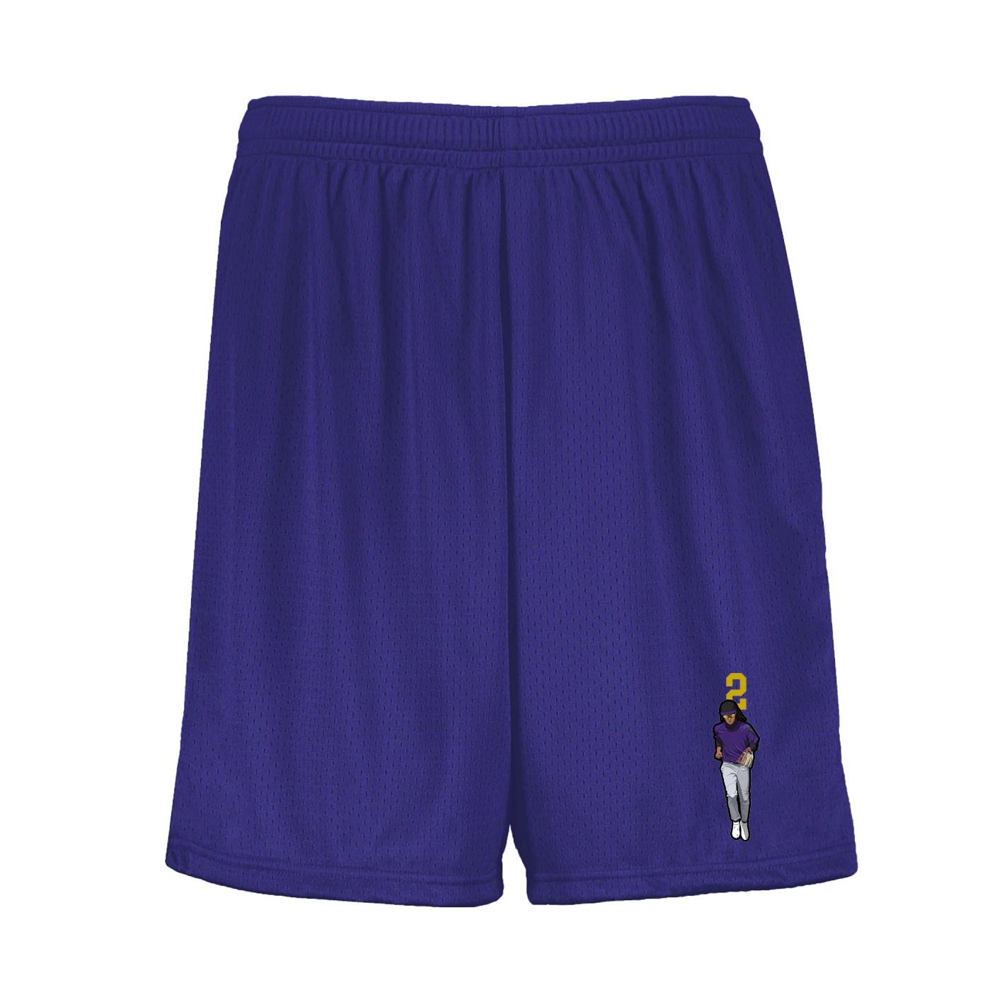 Shorts — Number Top in Purple