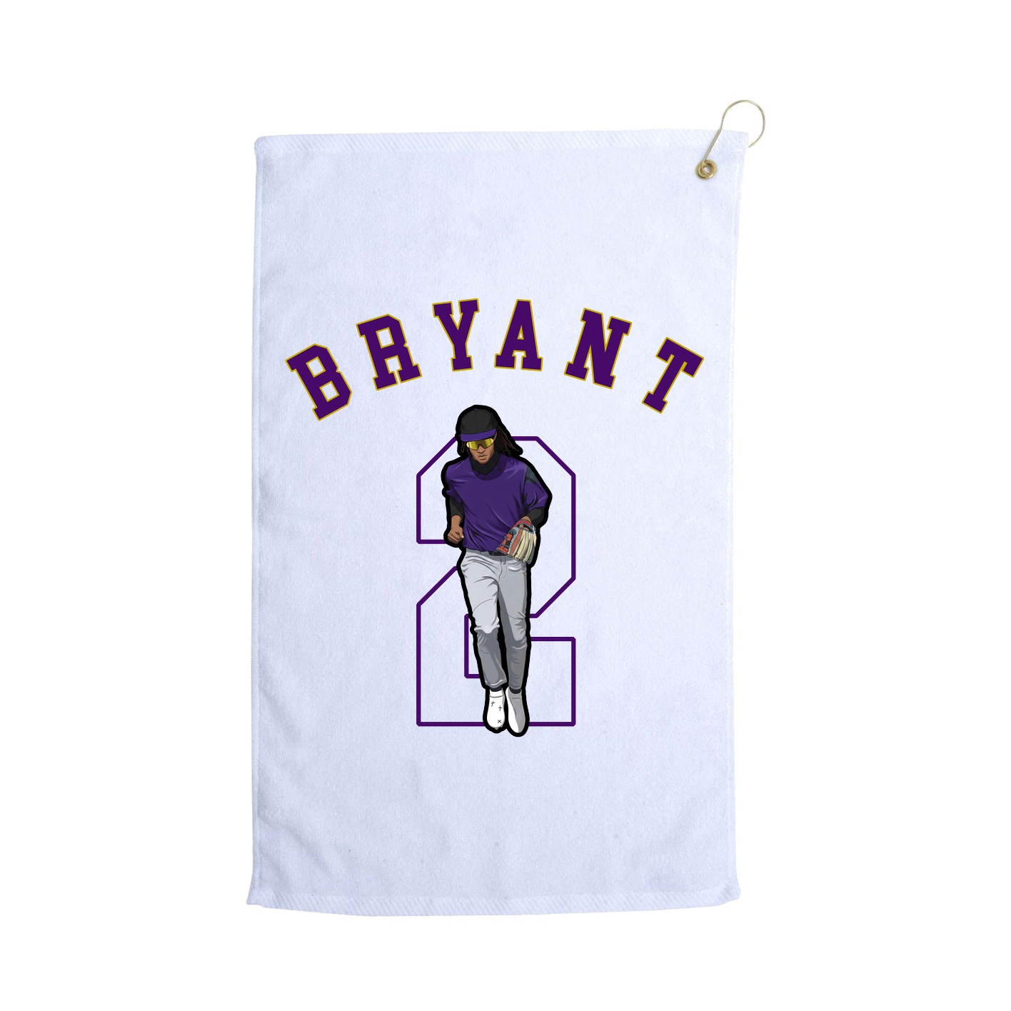 Golf Towel — Shirsey Arch in White