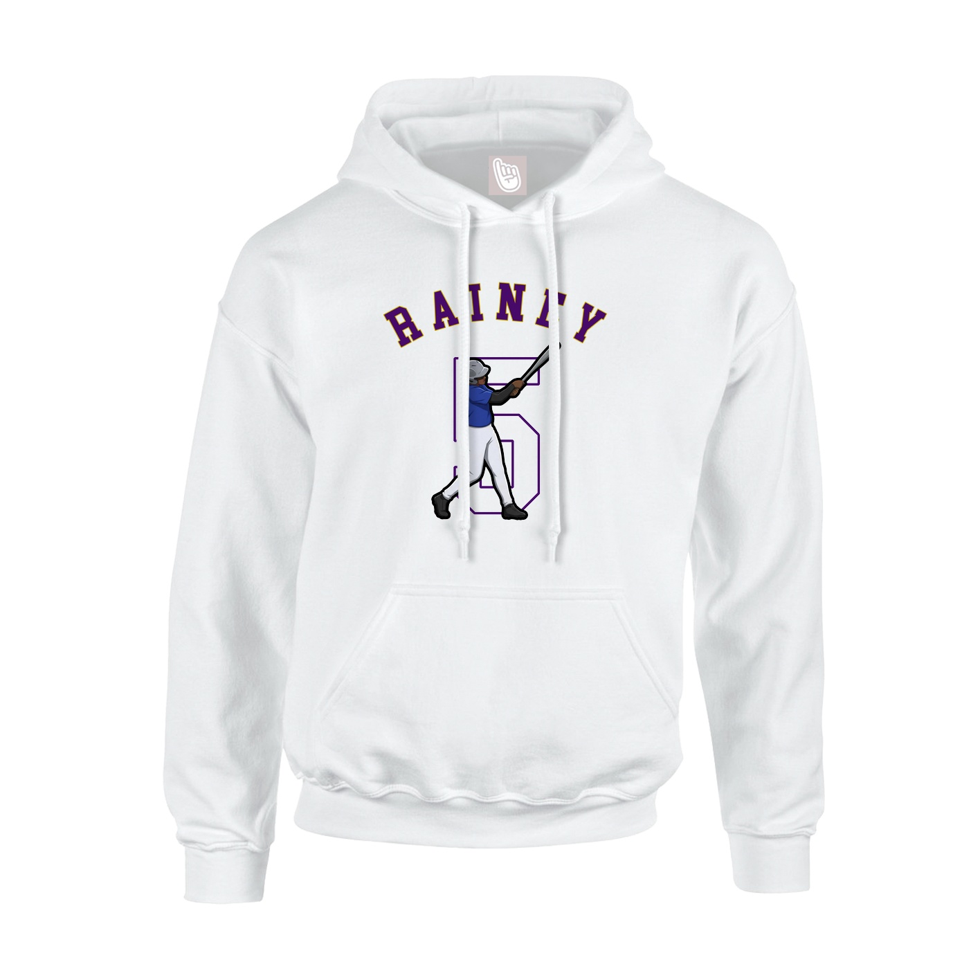 Hoodie — Shirsey Arch in White