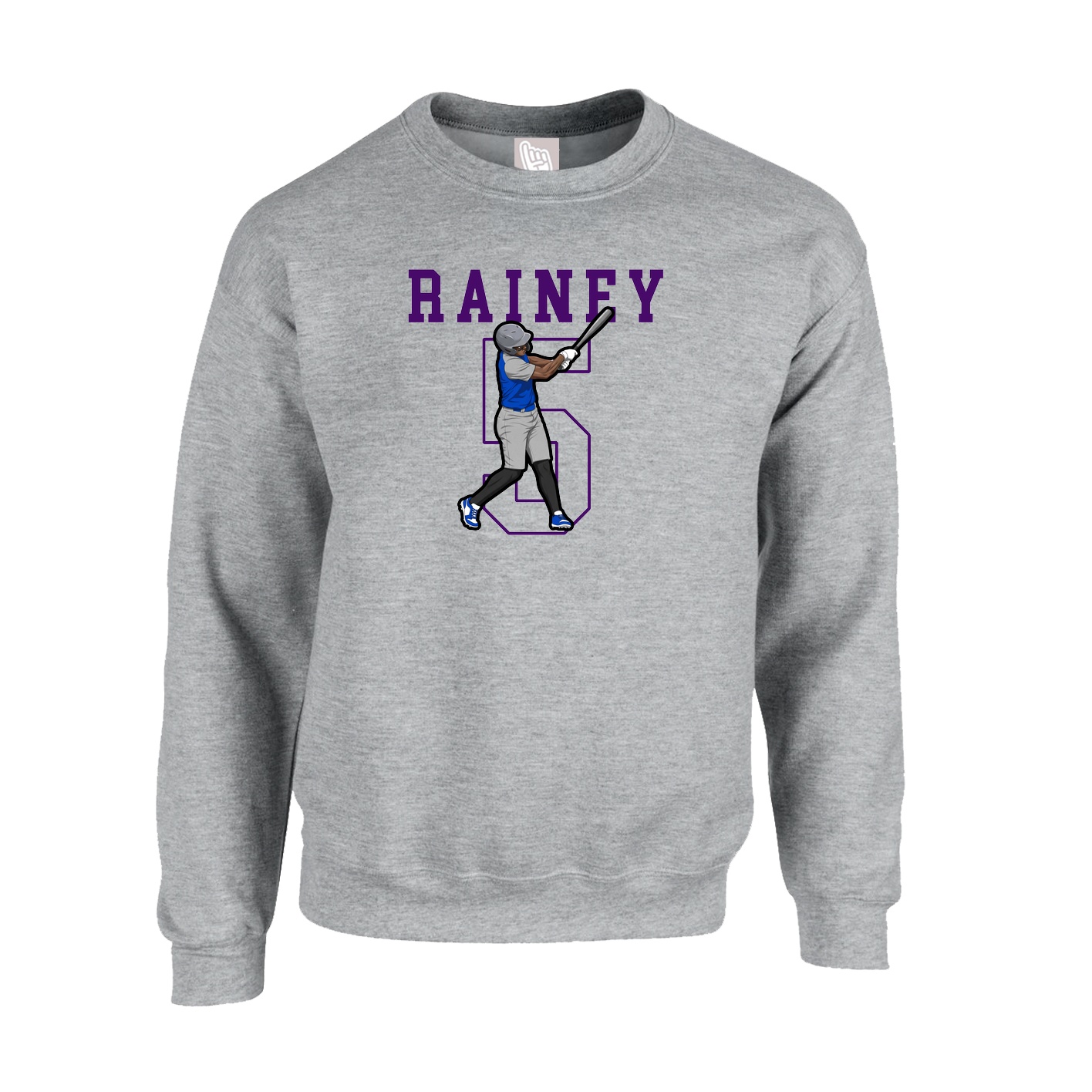 Fleece Crew — Shirsey in Grey