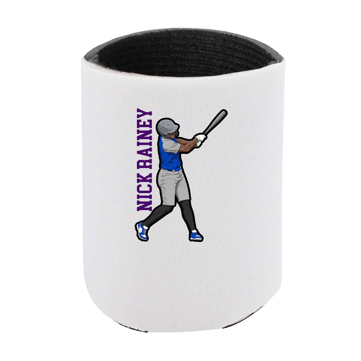 Can Holder — Name Vertical in White
