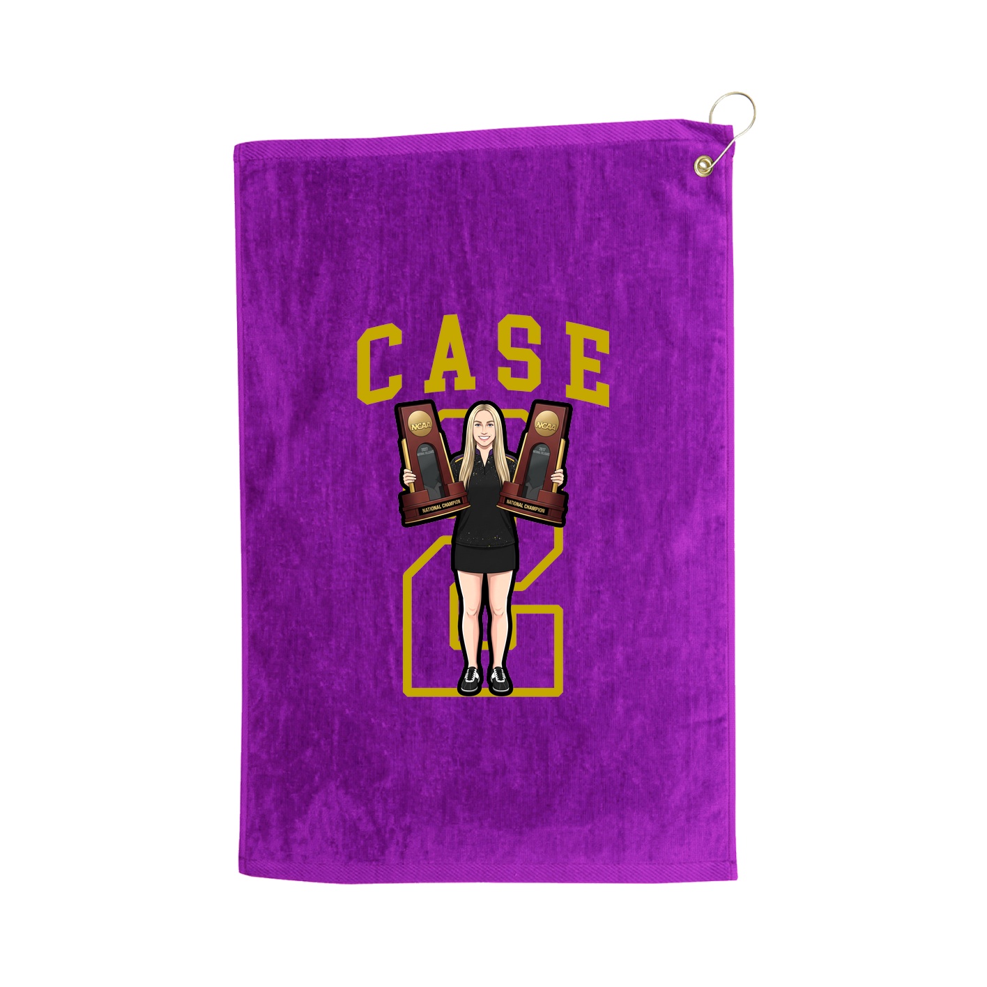 Golf Towel — Shirsey in Purple