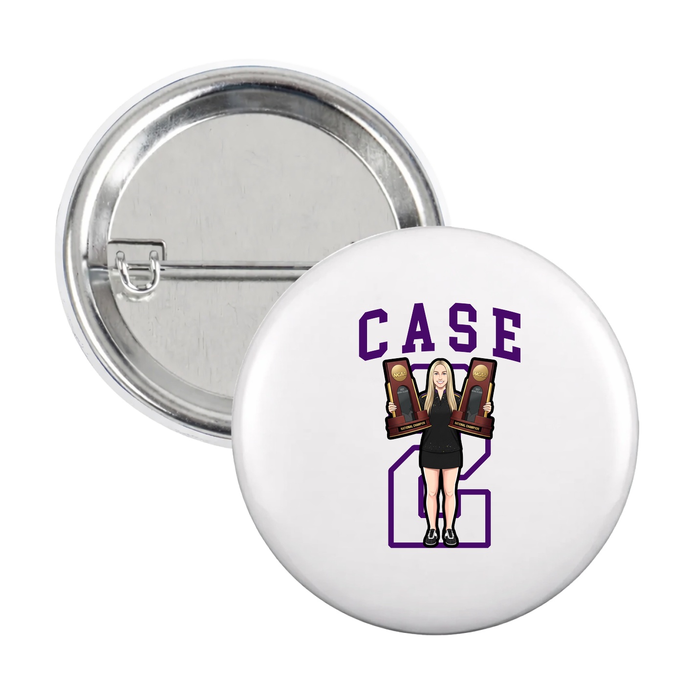 Game Day Button — Shirsey in White