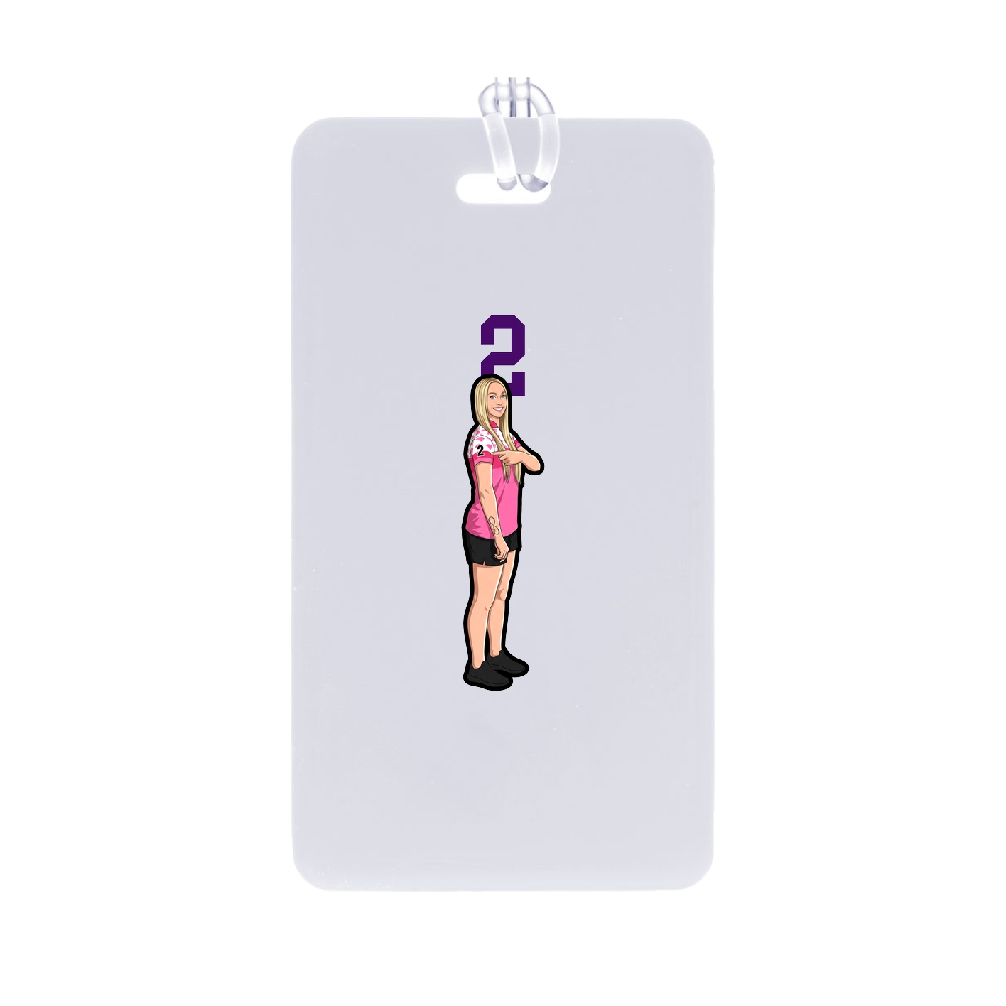 Bag Tag — Number Top in Classic