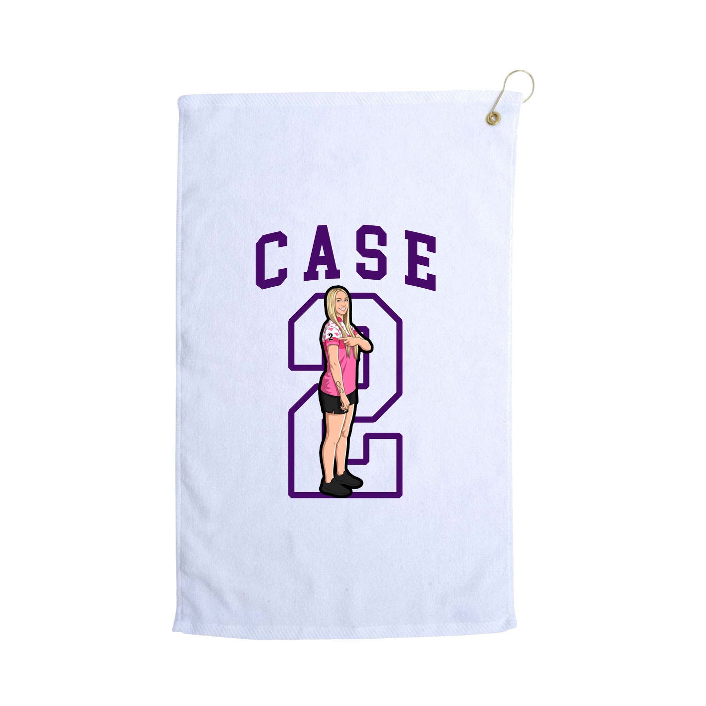 Golf Towel — Shirsey in White