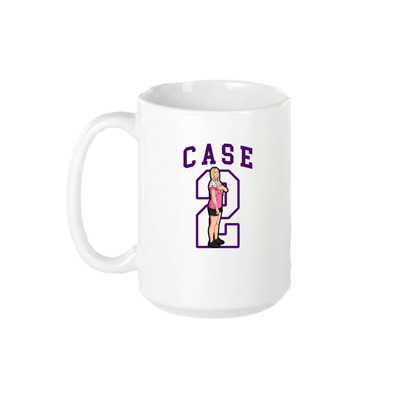 15oz Coffee Mug — Shirsey in White