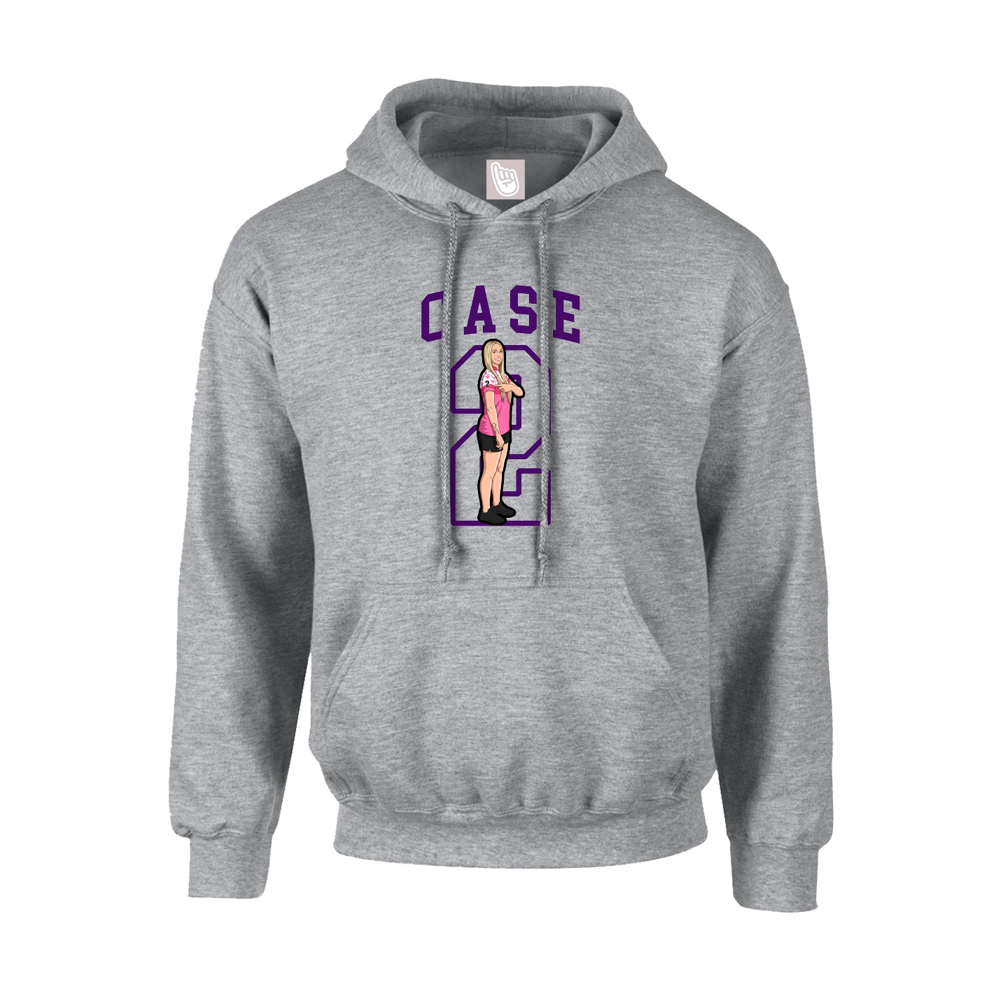 Hoodie — Shirsey in Grey